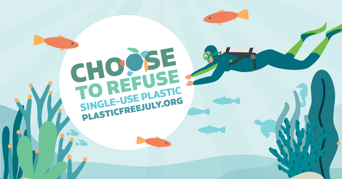 Waste Free July Promotes Less Plastic Use