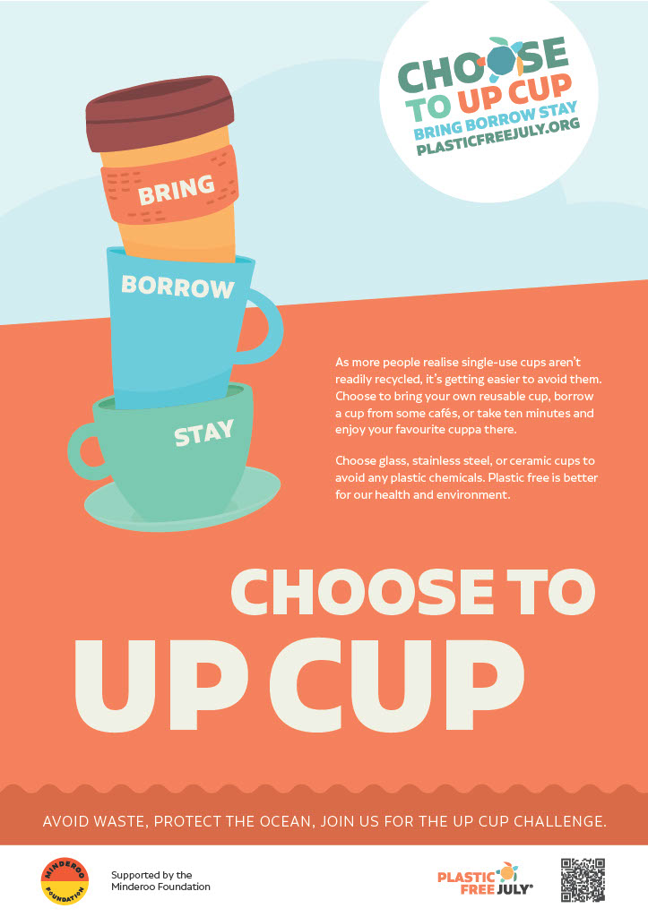 AIM2Flourish  Keep Your Coffee Cup, Reuse It